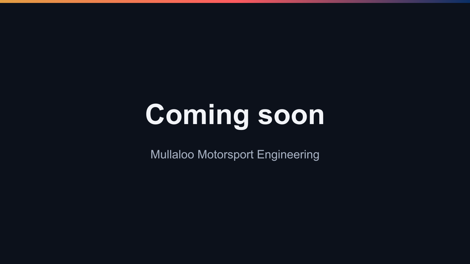 Coming soon